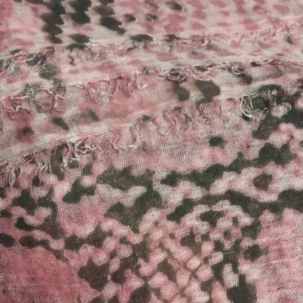 Pink Snake Print Scarf